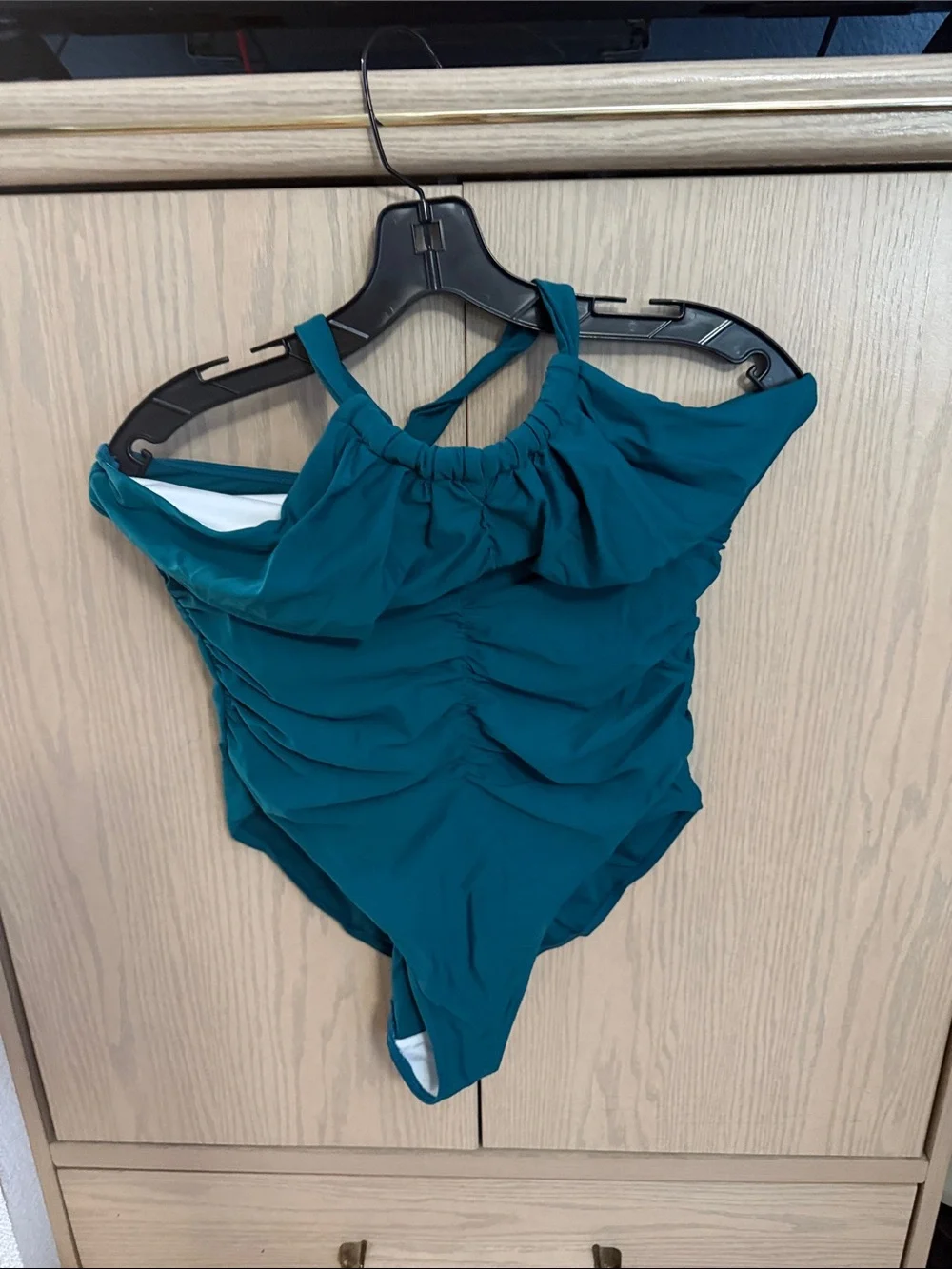 Michael Kors Red Ring-Twist Bodysuit Top 5 for 27$
